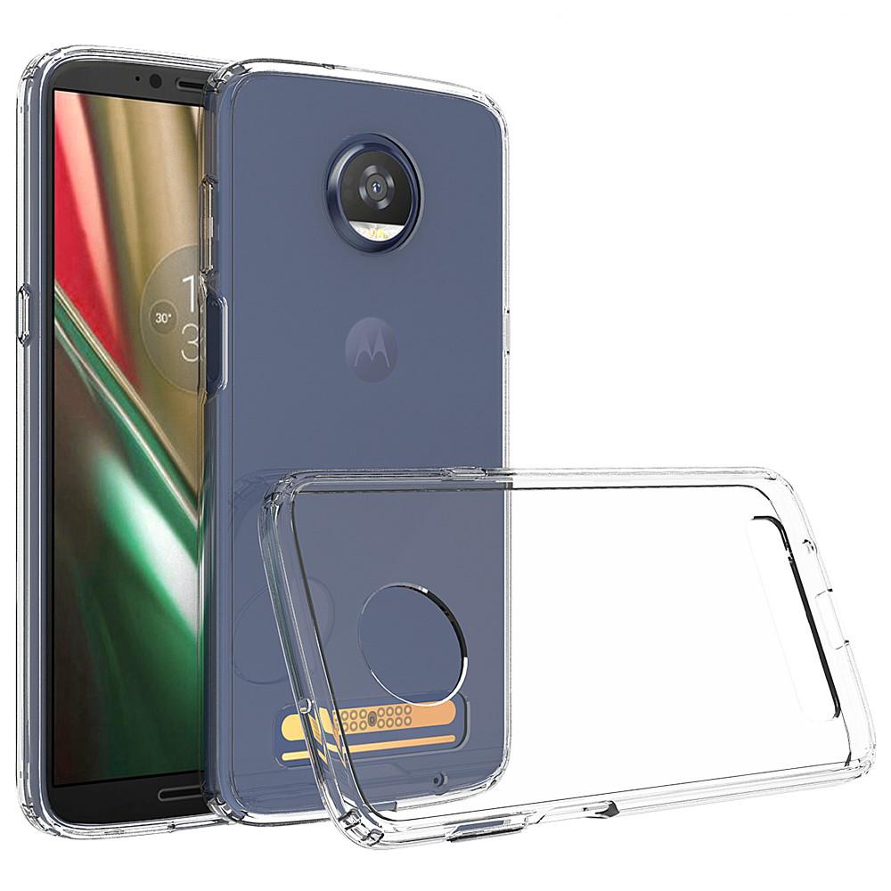 Coque hybride Crystal Hybrid pour Motorola Moto Z3 Play, transparent