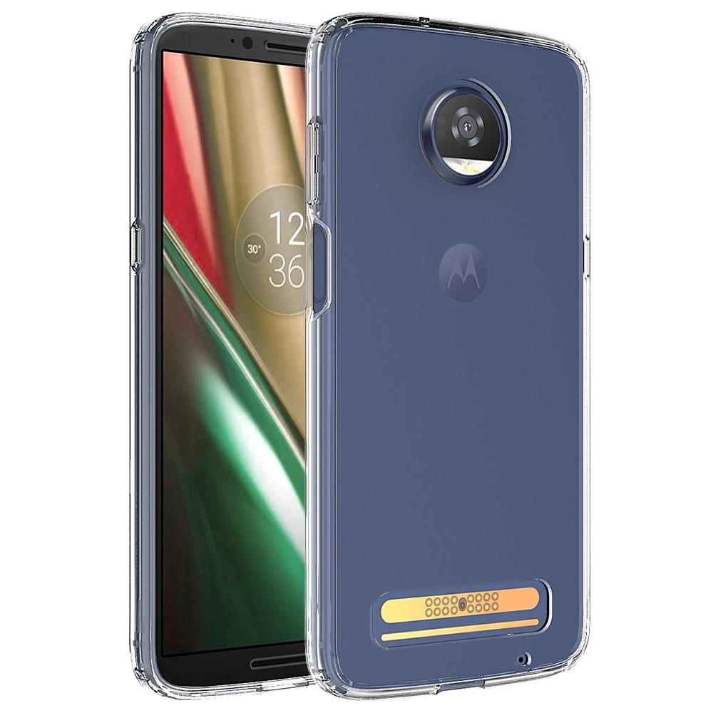 Coque hybride Crystal Hybrid pour Motorola Moto Z3 Play, transparent