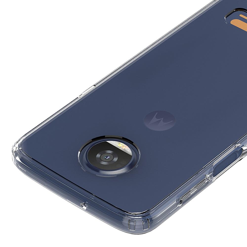 Coque hybride Crystal Hybrid pour Motorola Moto Z3 Play, transparent