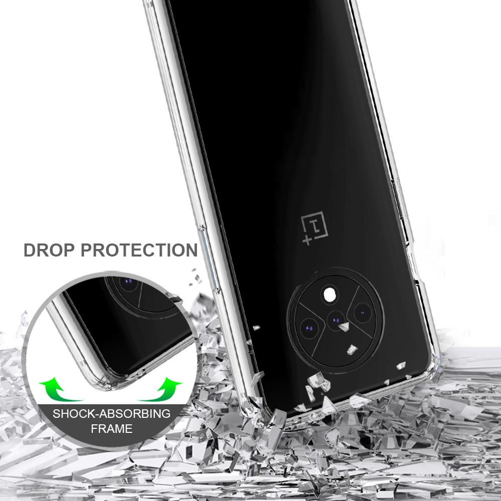 Coque hybride Crystal Hybrid pour OnePlus 7T, transparent