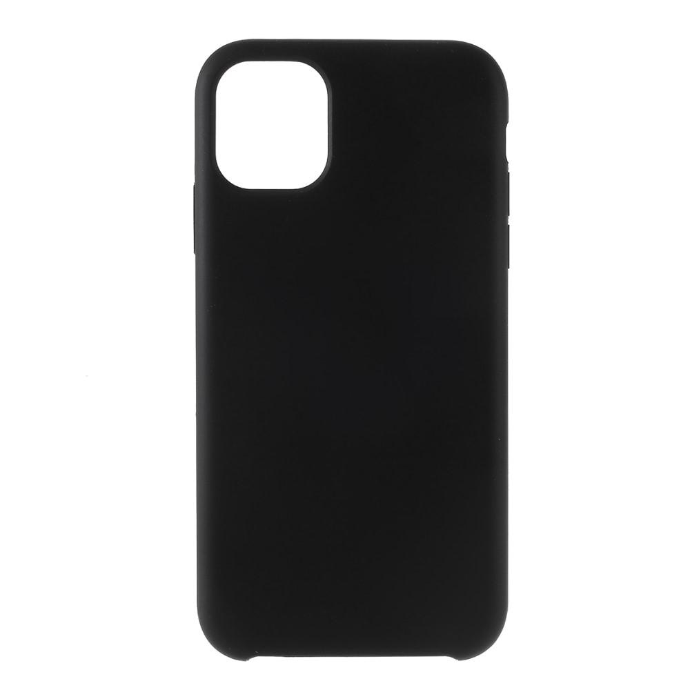 Coque Liquid Silicone iPhone 11 Black