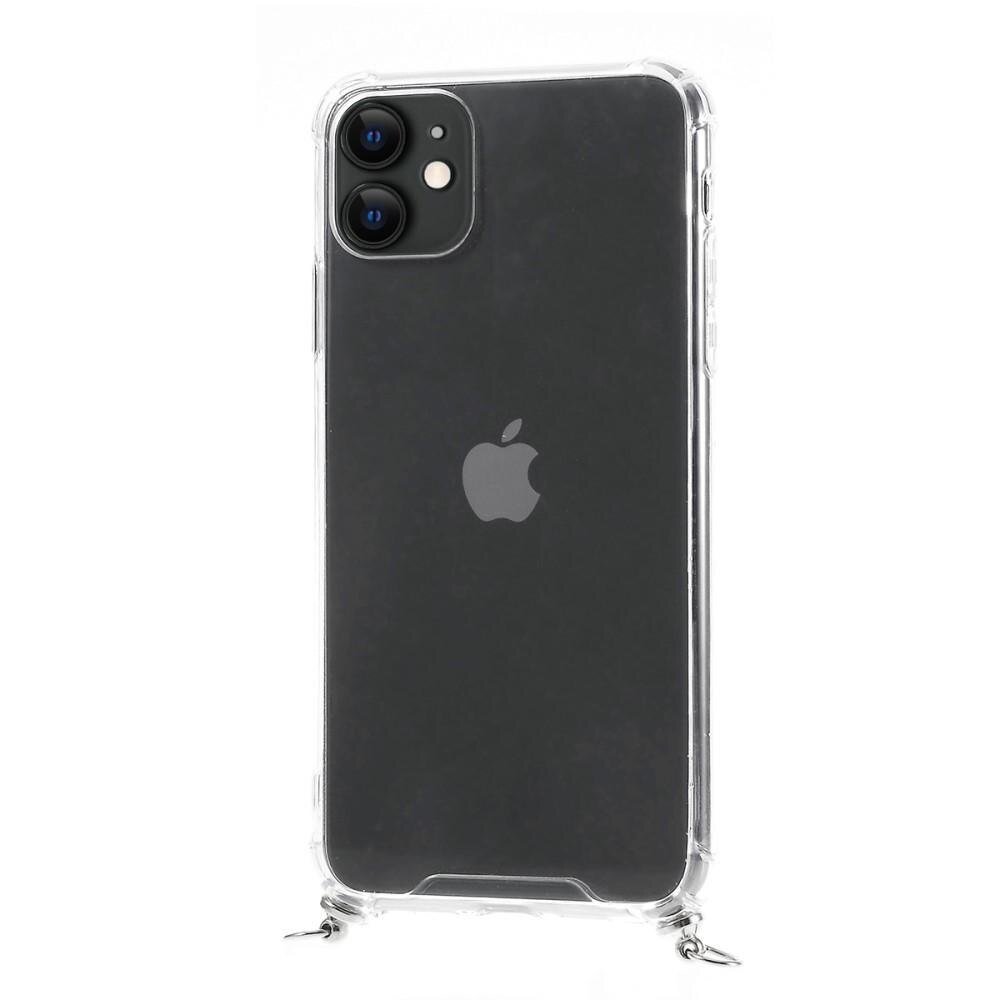 Coque cordon iPhone 11 Transparent