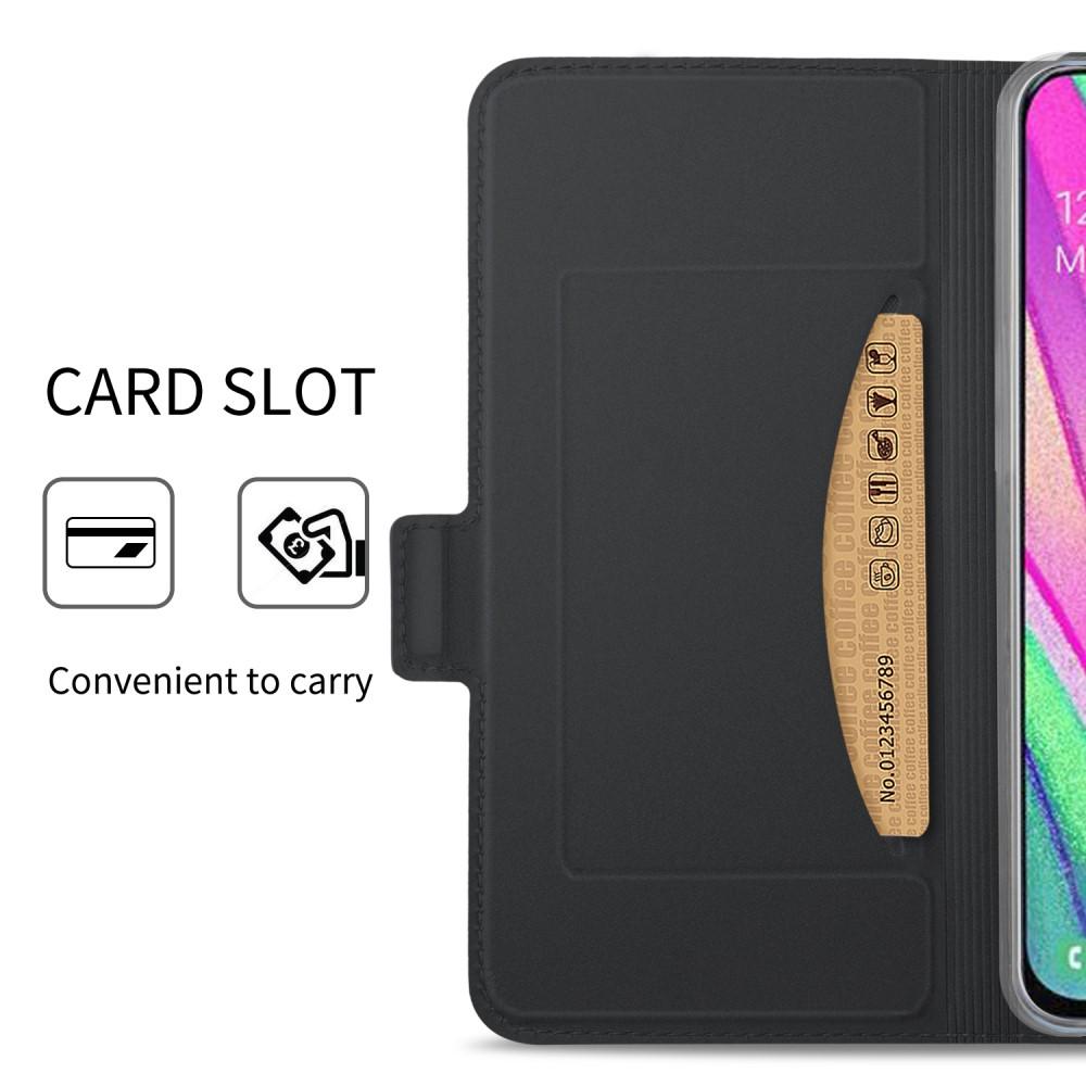 Étui portefeuille Slim Card Wallet Samsung Galaxy A40 Noir