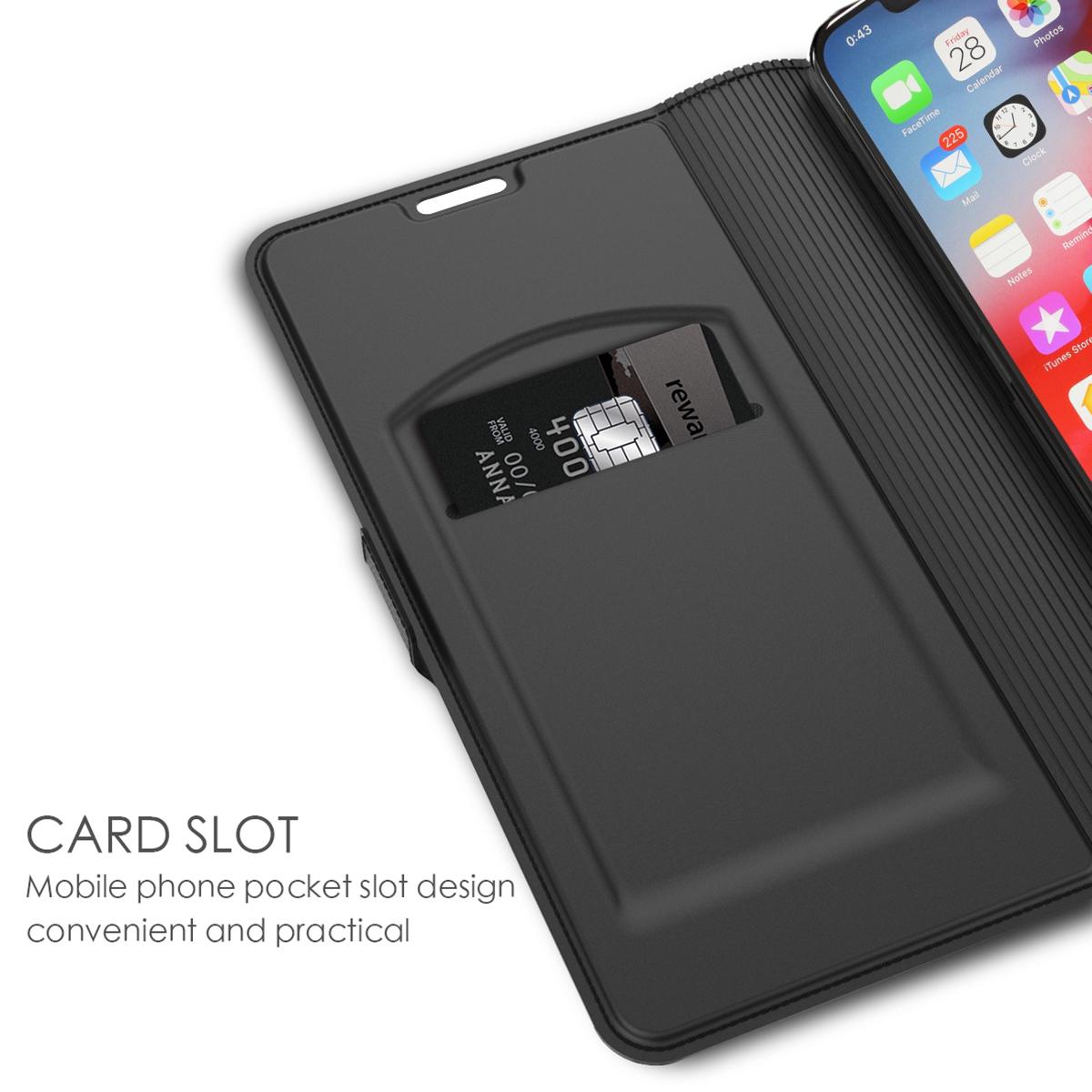 Étui portefeuille Slim Card Wallet iPhone 11 Pro Noir
