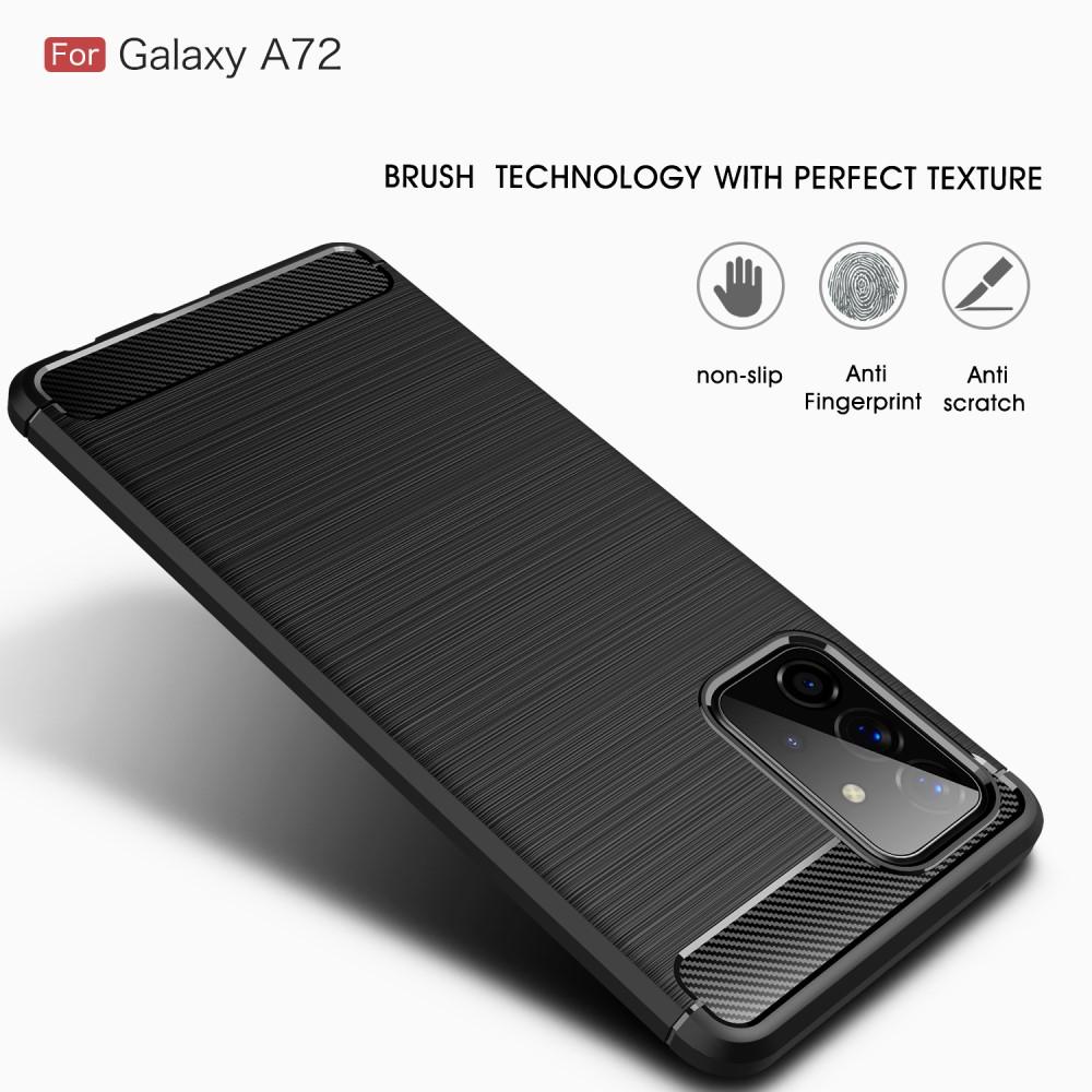 Coque Brushed TPU Case Samsung Galaxy A72 5G Black