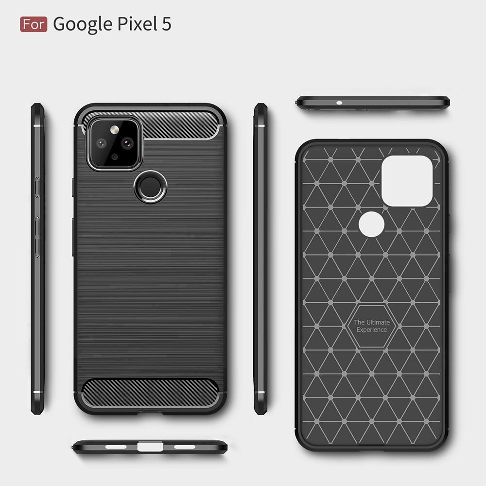 Coque Brushed TPU Case Google Pixel 5 Black