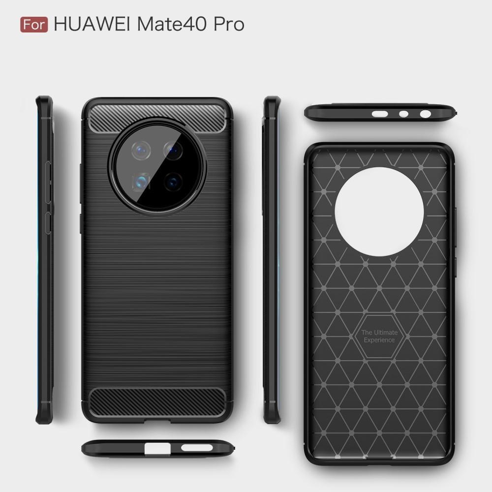 Coque Brushed TPU Case Huawei Mate 40 Pro Black