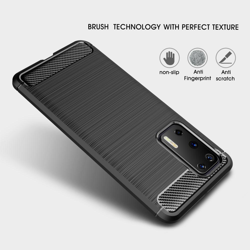 Coque Brushed TPU Case Huawei P40 Black