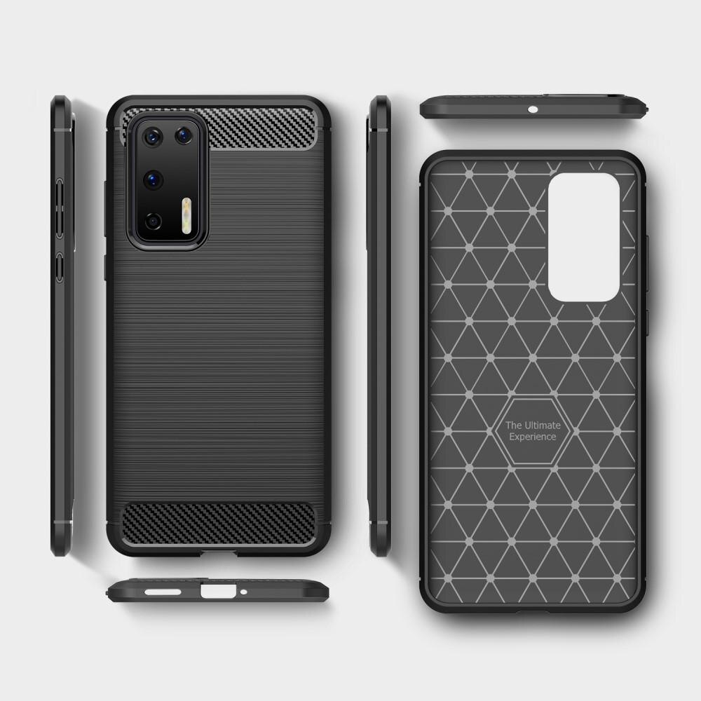 Coque TPU Brushed Huawei P40, [FÄRG}