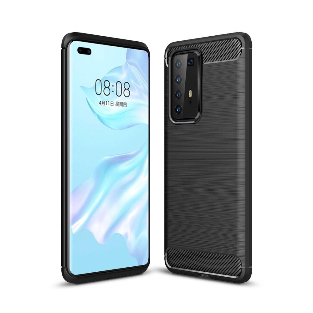 Coque Brushed TPU Case Huawei P40 Pro Black