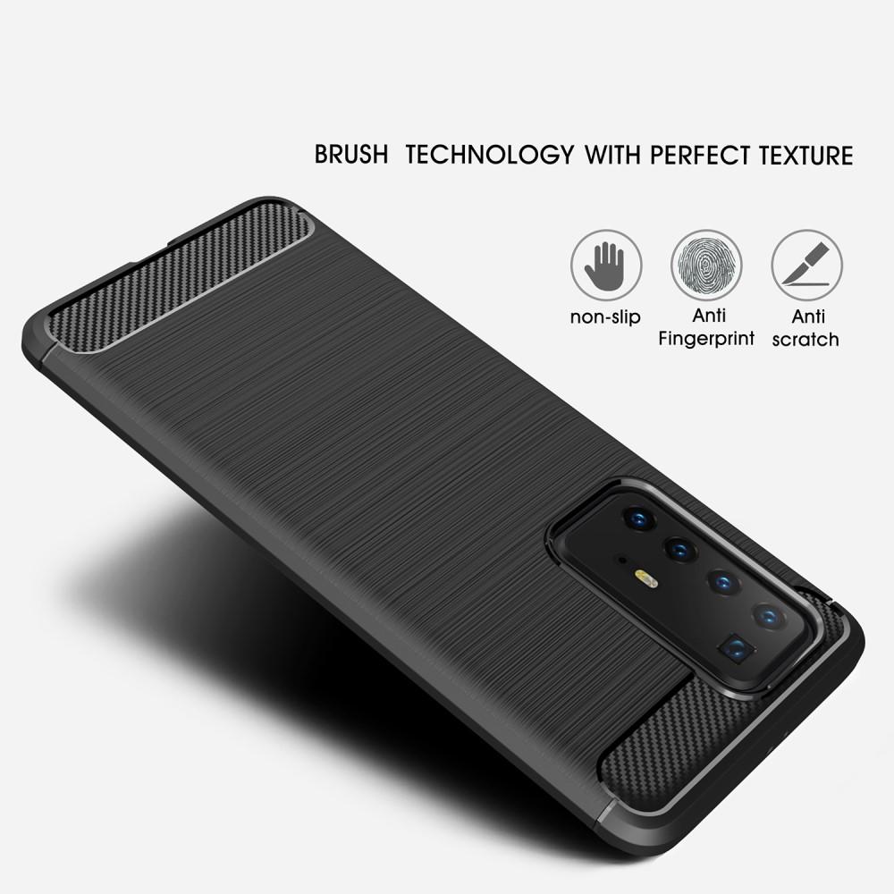 Coque Brushed TPU Case Huawei P40 Pro Black