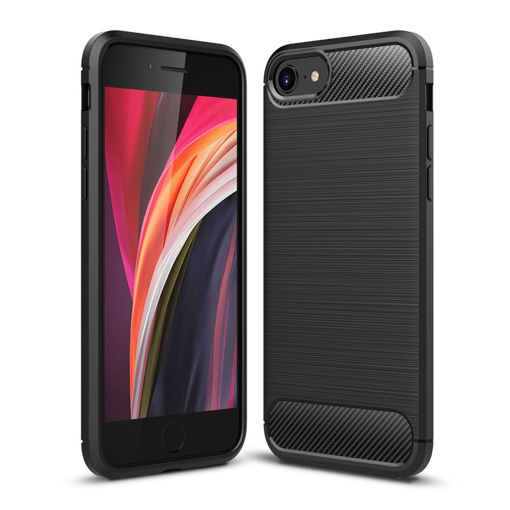 Coque Brushed TPU Case iPhone 8 Black