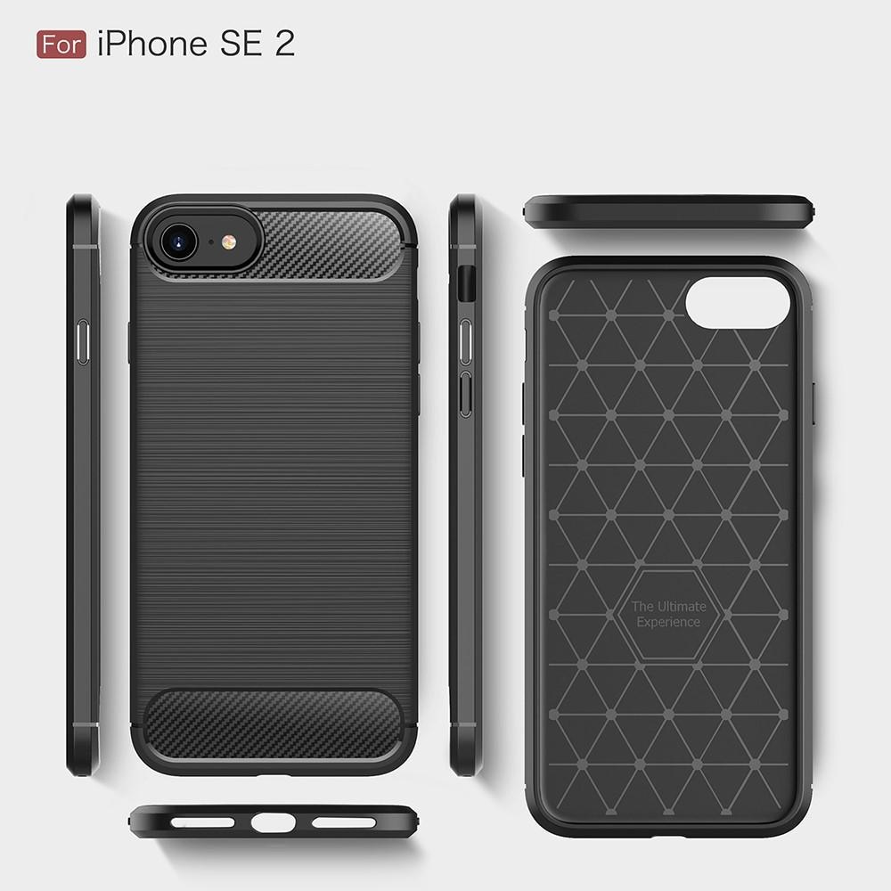 Coque Brushed TPU Case iPhone 7/8/SE Black