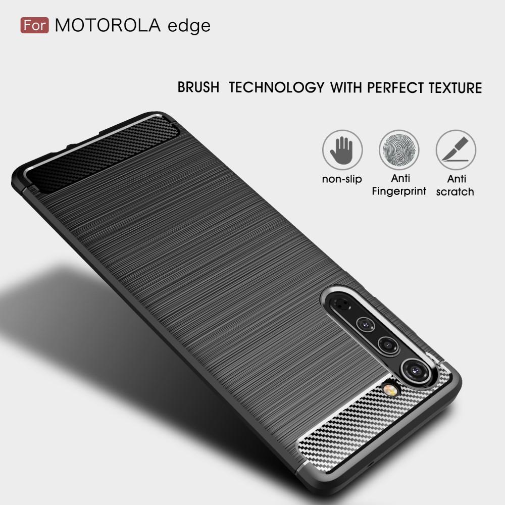 Coque Brushed TPU Case Motorola Edge Black