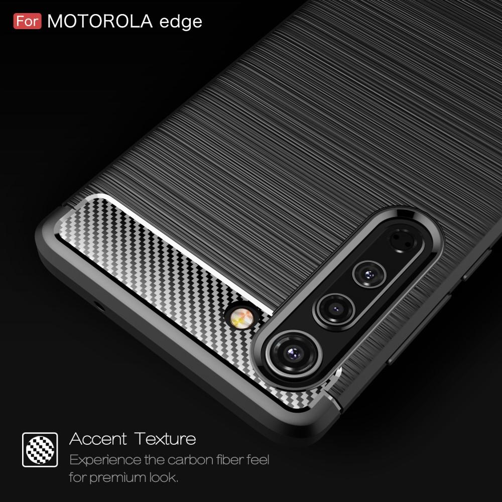 Coque Brushed TPU Case Motorola Edge Black