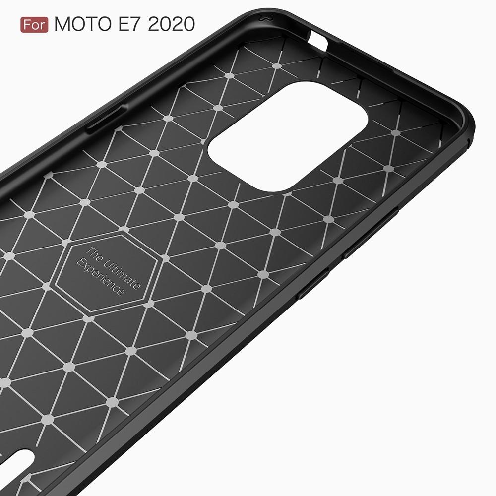 Coque Brushed TPU Case Motorola Moto E7 Black