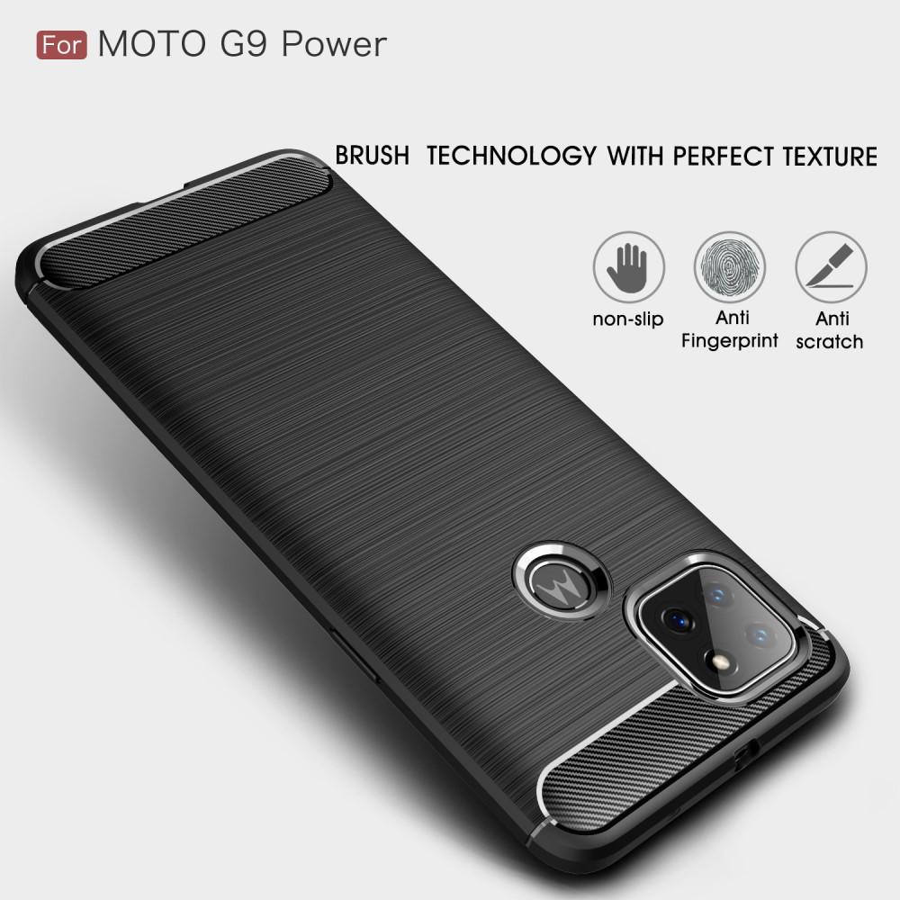 Coque Brushed TPU Case Motorola Moto G9 Power Black