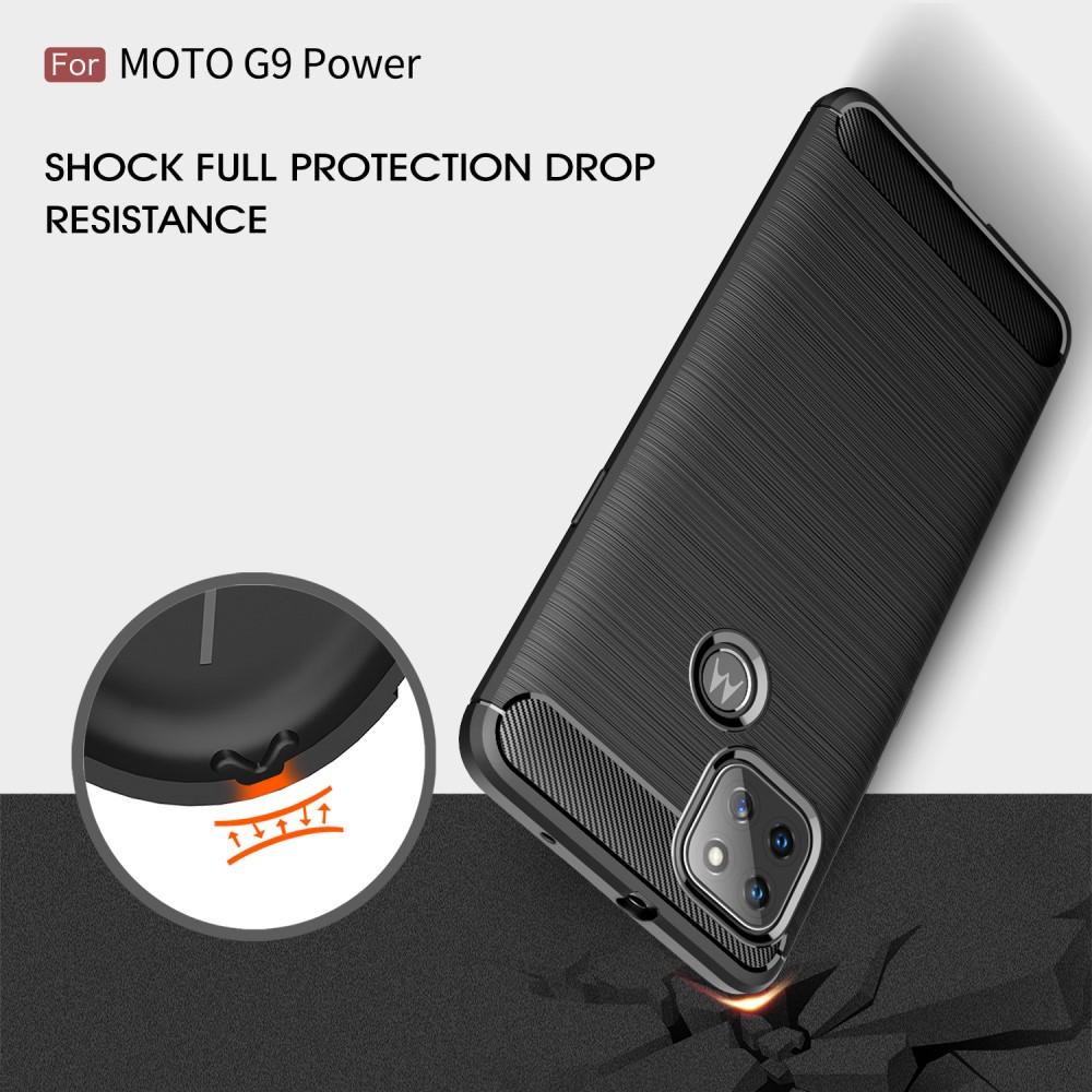 Coque Brushed TPU Case Motorola Moto G9 Power Black