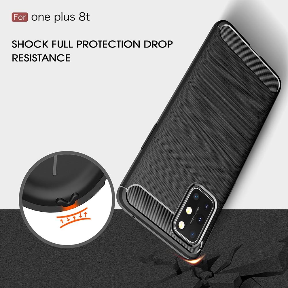 Coque Brushed TPU Case OnePlus 8T Black