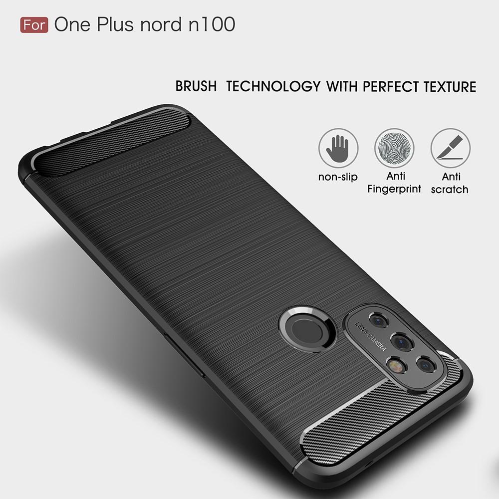 Coque TPU Brushed  OnePlus Nord N100, [FÄRG}