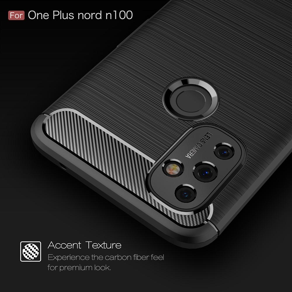 Coque TPU Brushed  OnePlus Nord N100, [FÄRG}