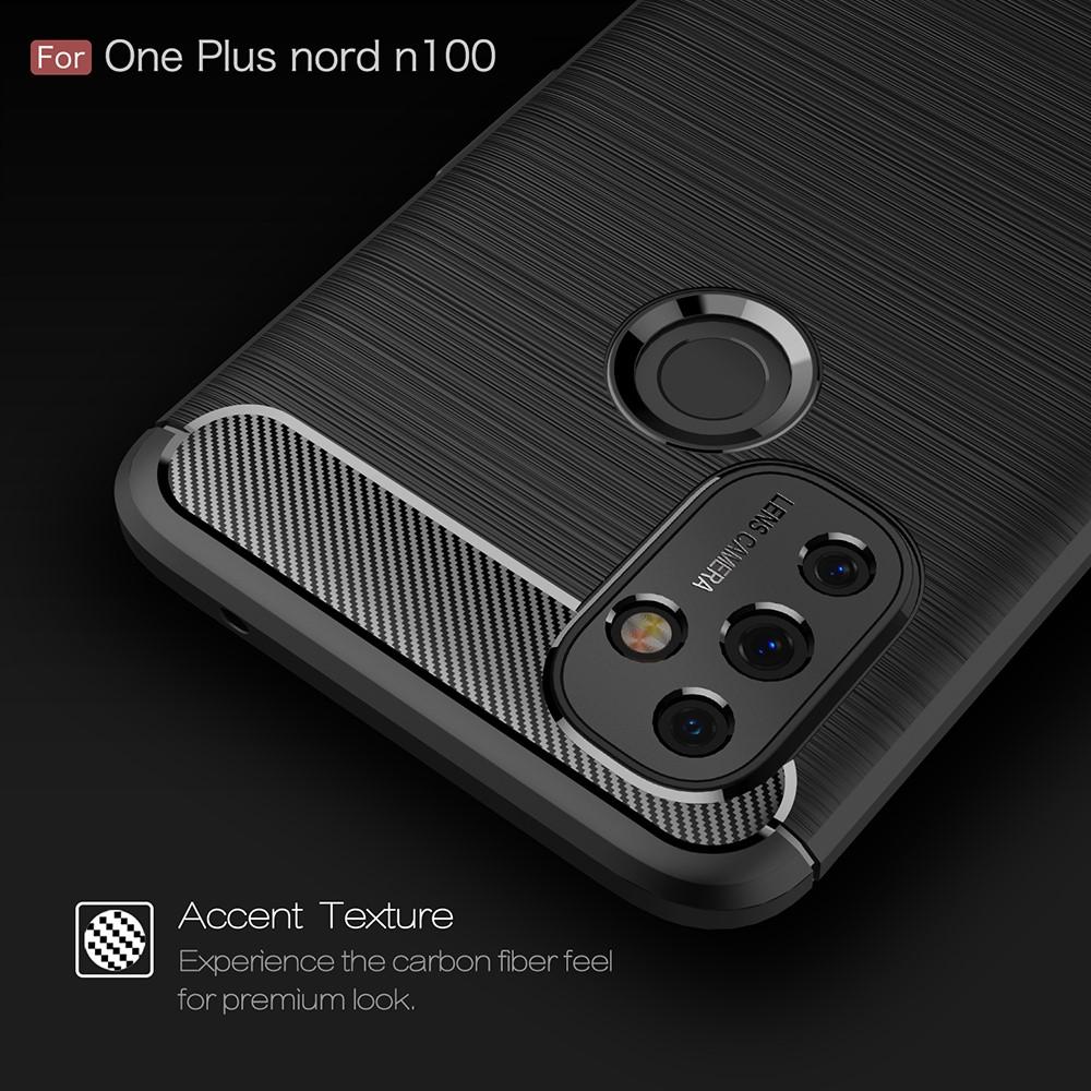 Coque Brushed TPU Case OnePlus Nord N100 Black