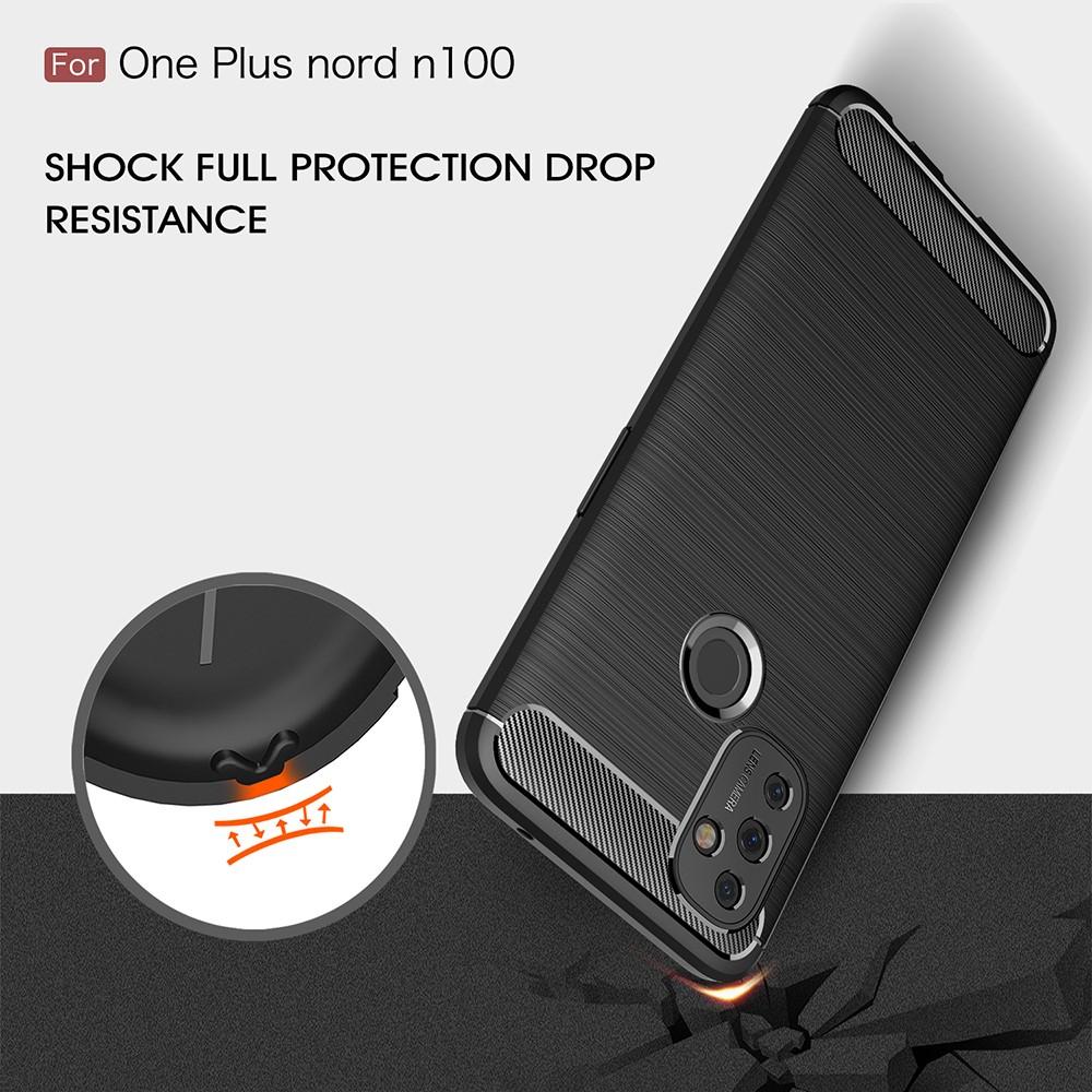 Coque TPU Brushed  OnePlus Nord N100, [FÄRG}