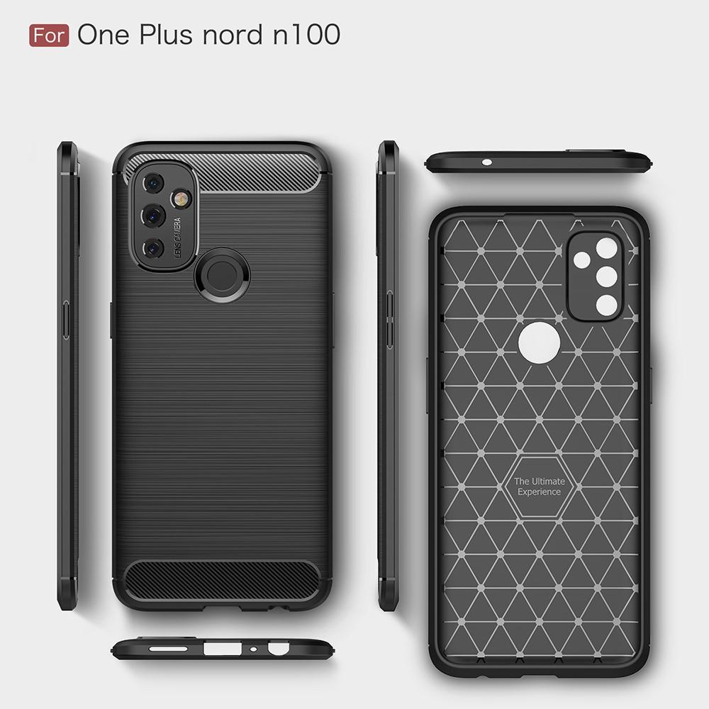 Coque TPU Brushed  OnePlus Nord N100, [FÄRG}
