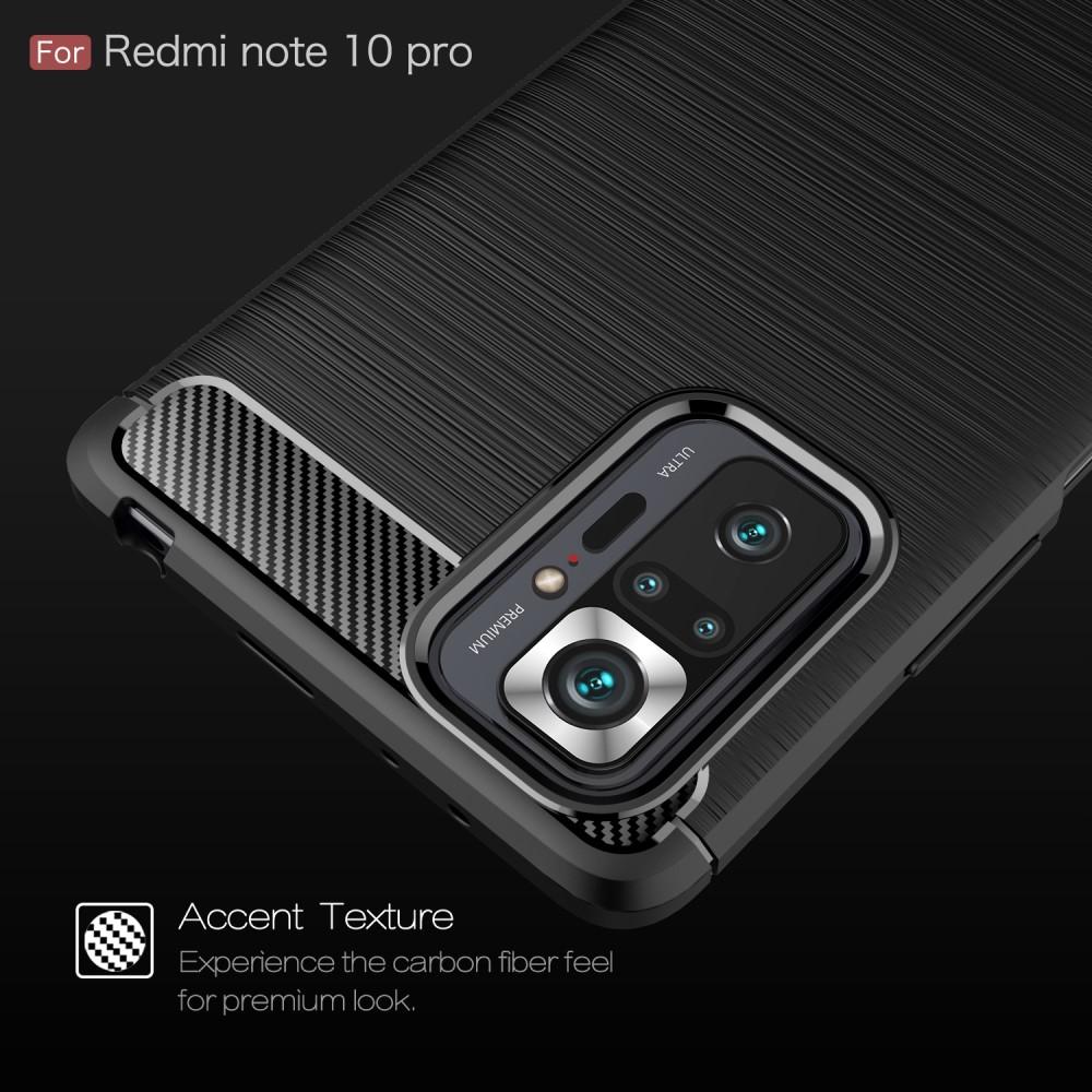 Coque Brushed TPU Case Xiaomi Redmi Note 10 Pro Black