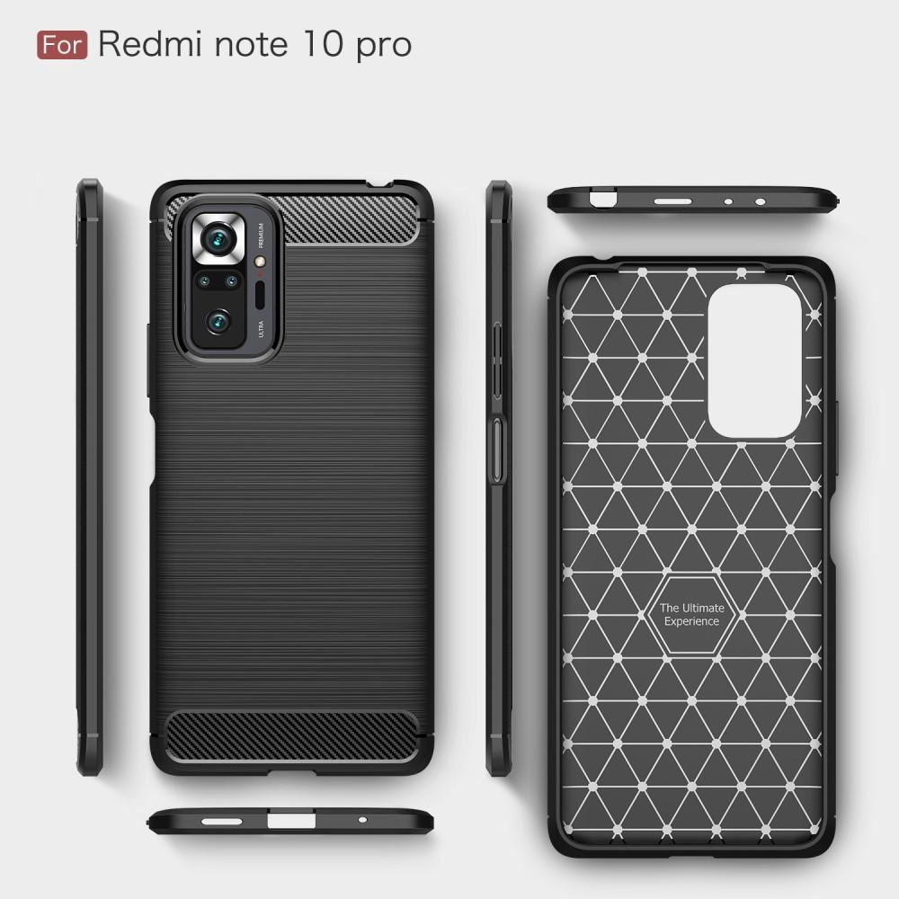 Coque Brushed TPU Case Xiaomi Redmi Note 10 Pro Black