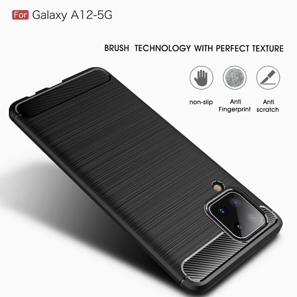 Coque Brushed TPU Case Samsung Galaxy A12 5G Black