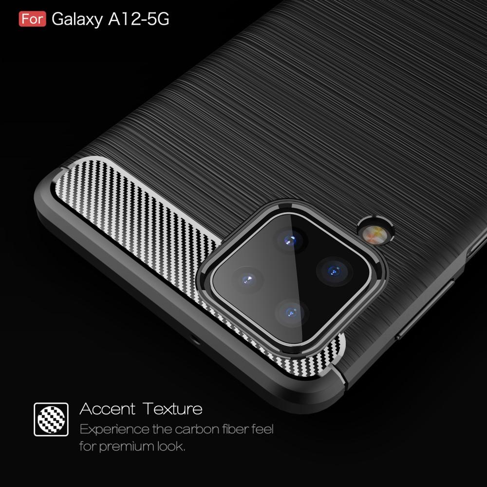 Coque Brushed TPU Case Samsung Galaxy A12 5G Black