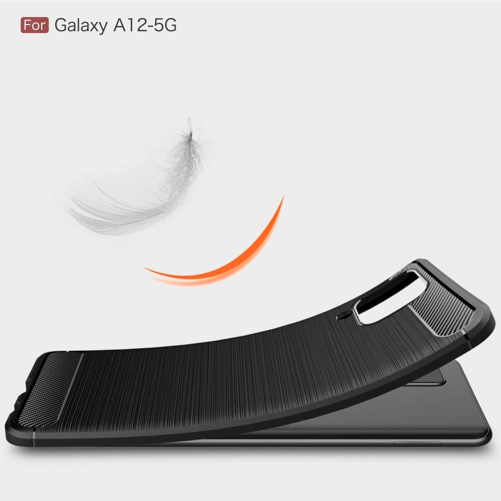 Coque Brushed TPU Case Samsung Galaxy A12 5G Black