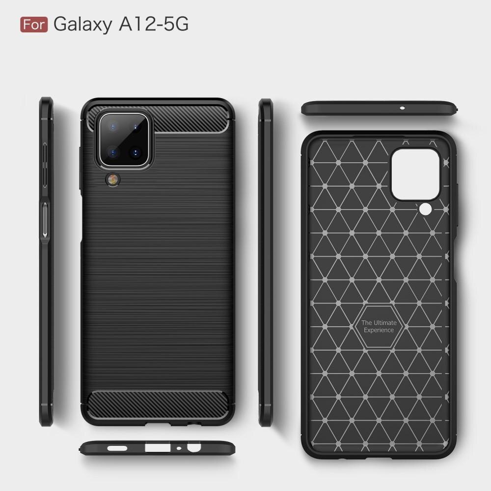 Coque Brushed TPU Case Samsung Galaxy A12 5G Black