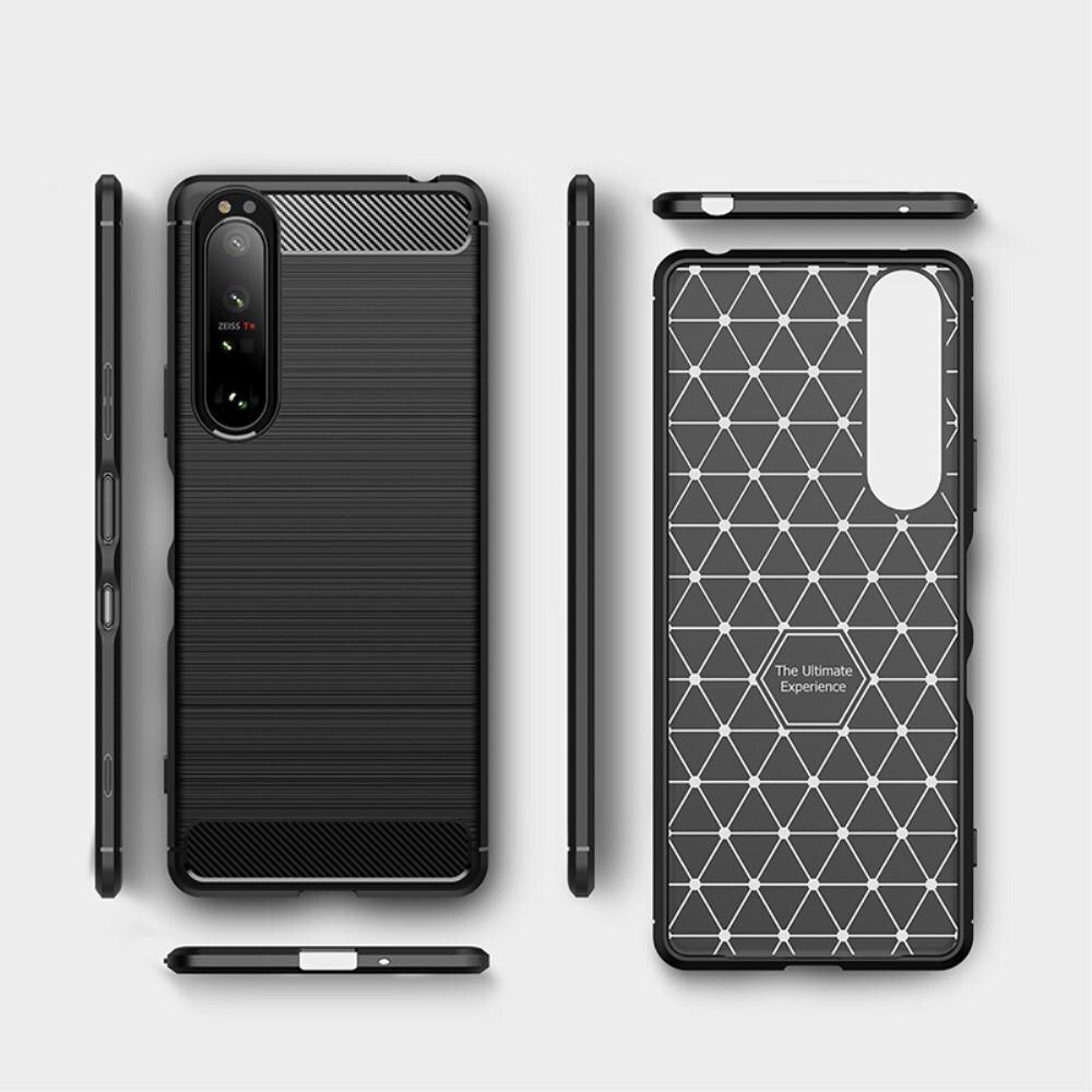 Coque Brushed TPU Case Sony Xperia 1 III Black