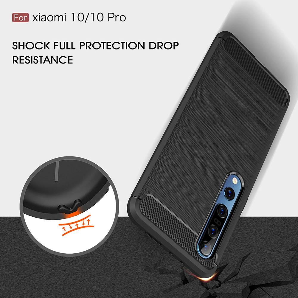 Coque Brushed TPU Case Xiaomi Mi 10/10 Pro Black