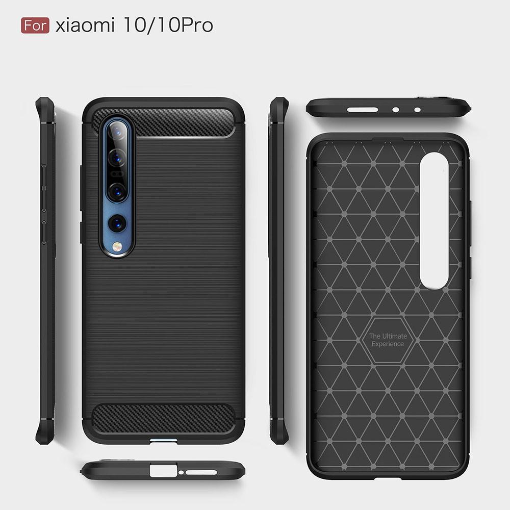 Coque Brushed TPU Case Xiaomi Mi 10/10 Pro Black