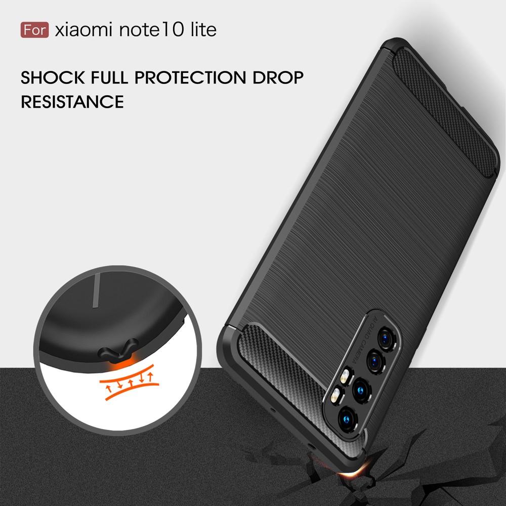 Coque Brushed TPU Case Xiaomi Mi Note 10 Lite Black