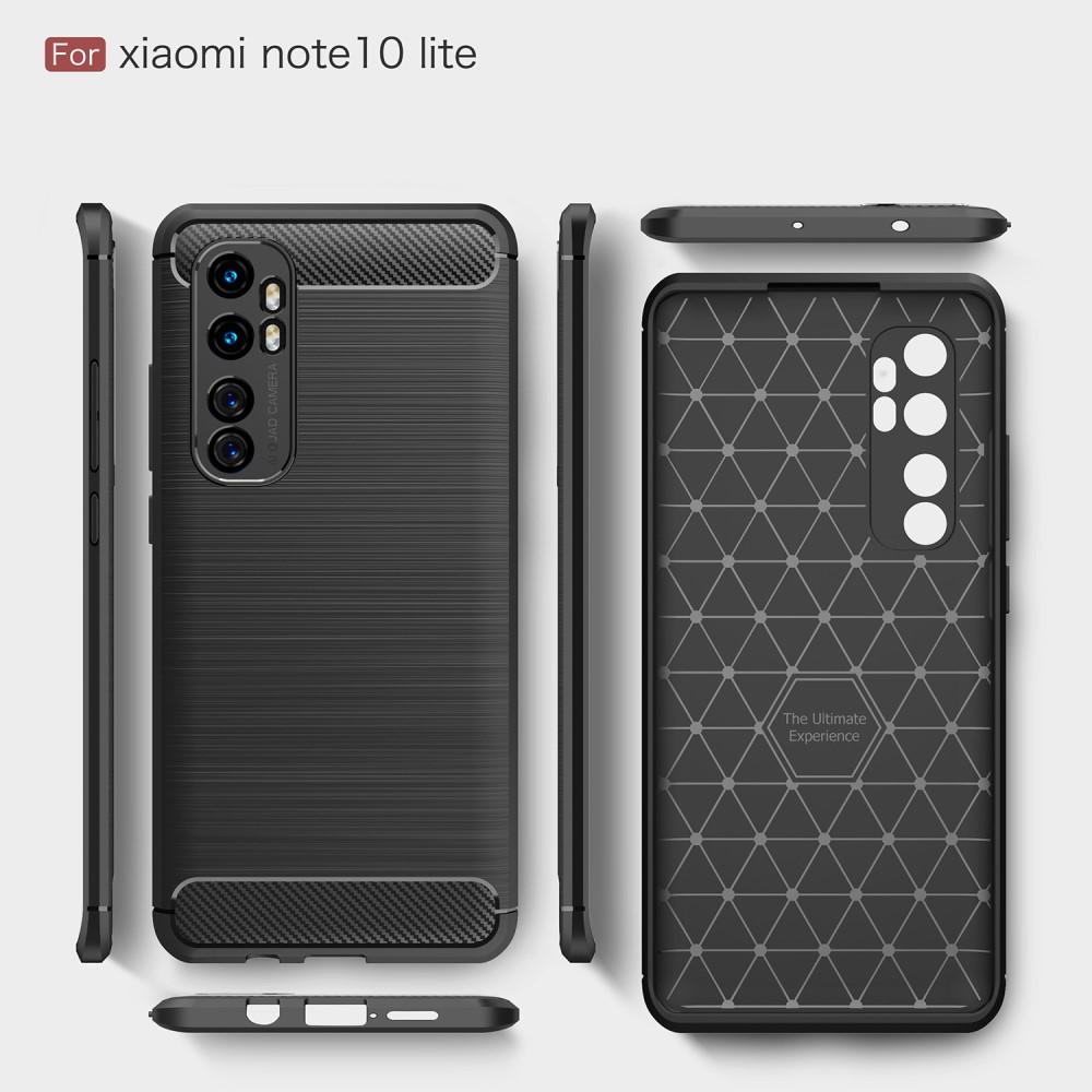 Coque Brushed TPU Case Xiaomi Mi Note 10 Lite Black