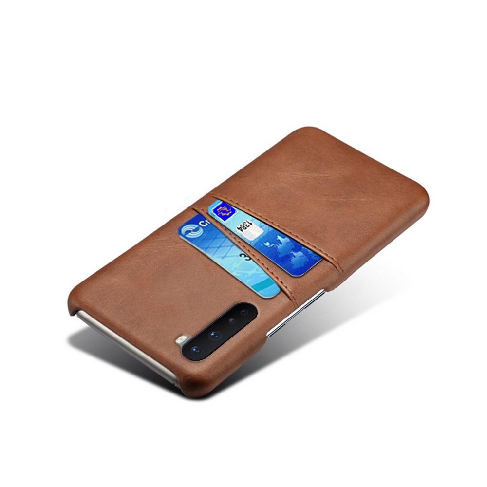 Coque Card Slots  OnePlus Nord, Marron