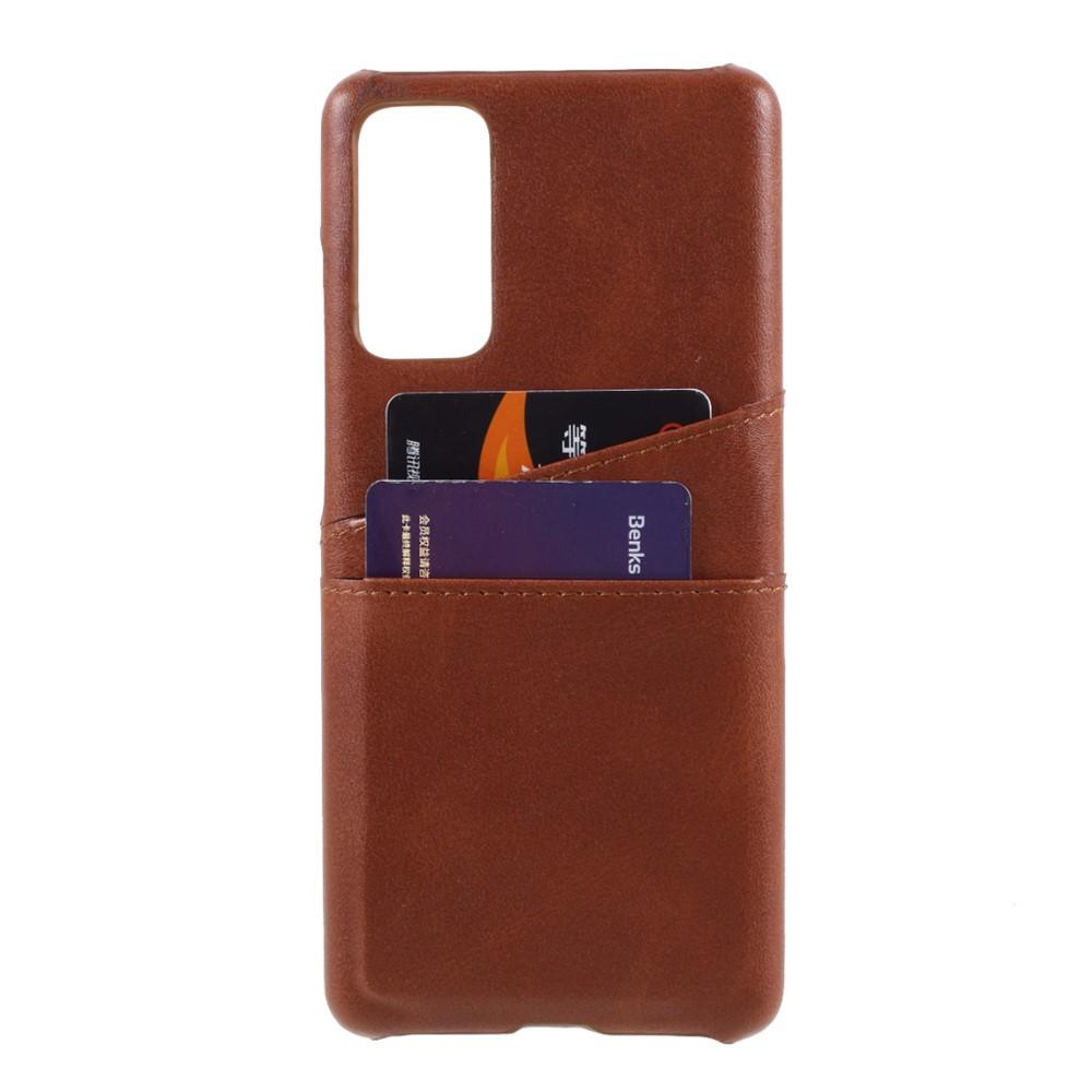 Coque Card Slots Samsung Galaxy S20 FE, Marron