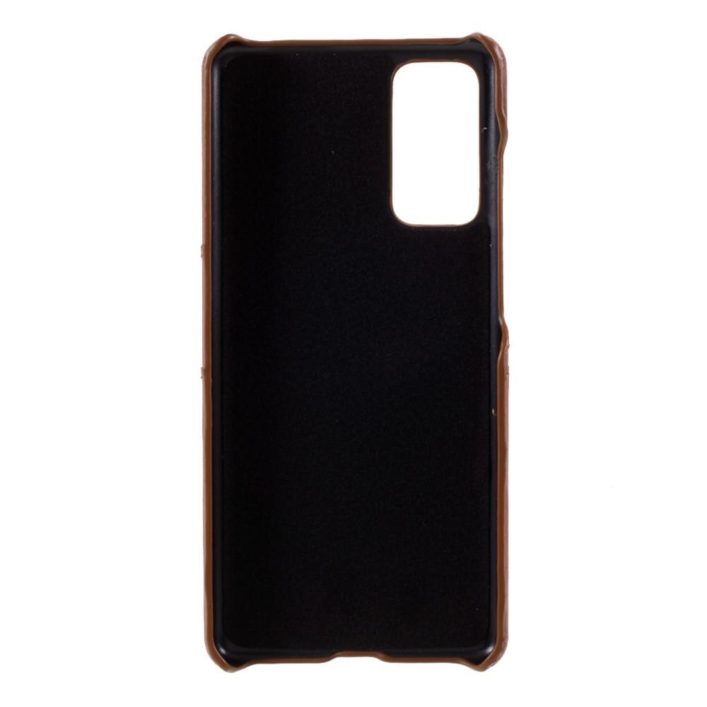 Coque Card Slots Samsung Galaxy S20 FE, Marron