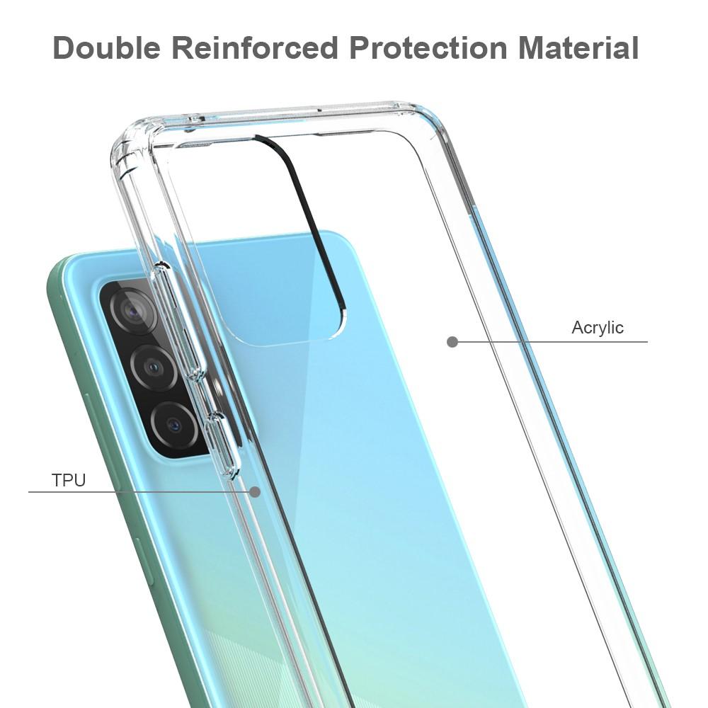 Coque hybride Crystal Hybrid pour Samsung Galaxy A52/A52s, transparent