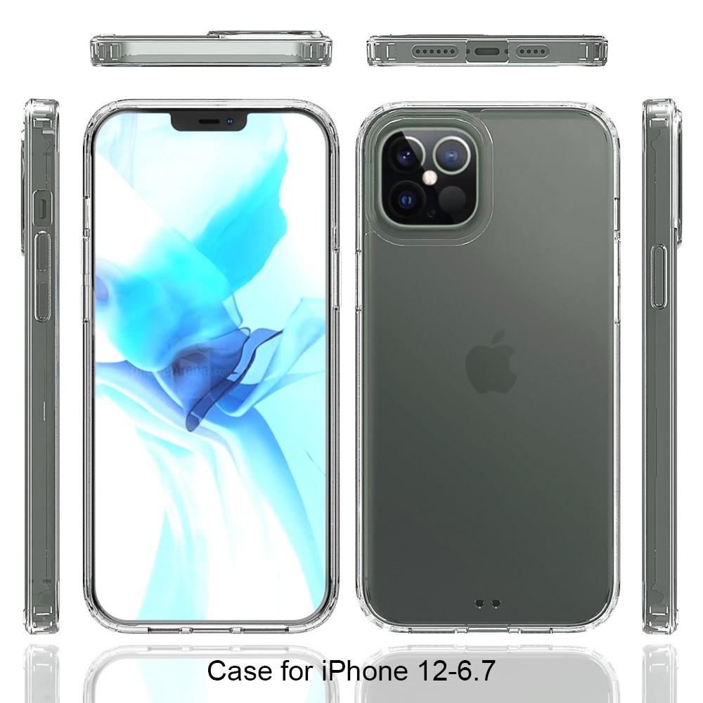 Coque hybride Crystal Hybrid pour iPhone 12 Pro Max, transparent