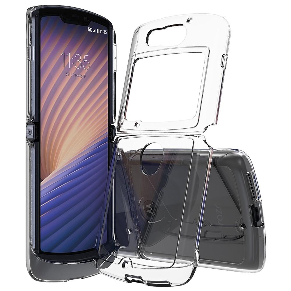 Coque hybride Crystal Hybrid pour Motorola Razr 5G, transparent