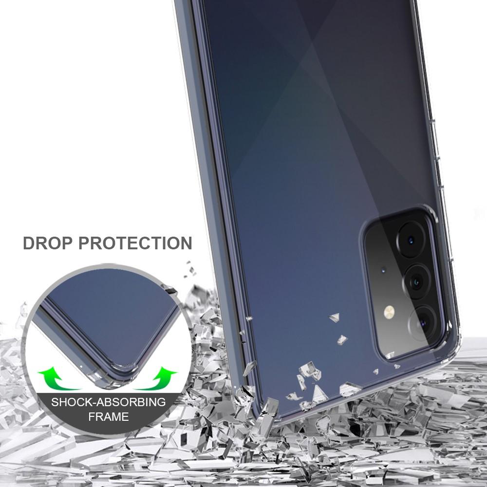 Coque hybride Crystal Hybrid pour Samsung Galaxy A72 5G, transparent