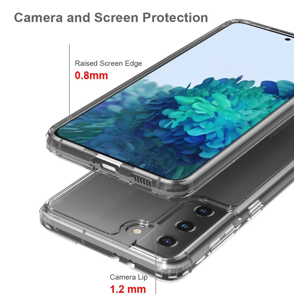 Coque hybride Crystal Hybrid pour Samsung Galaxy S21 Plus, transparent