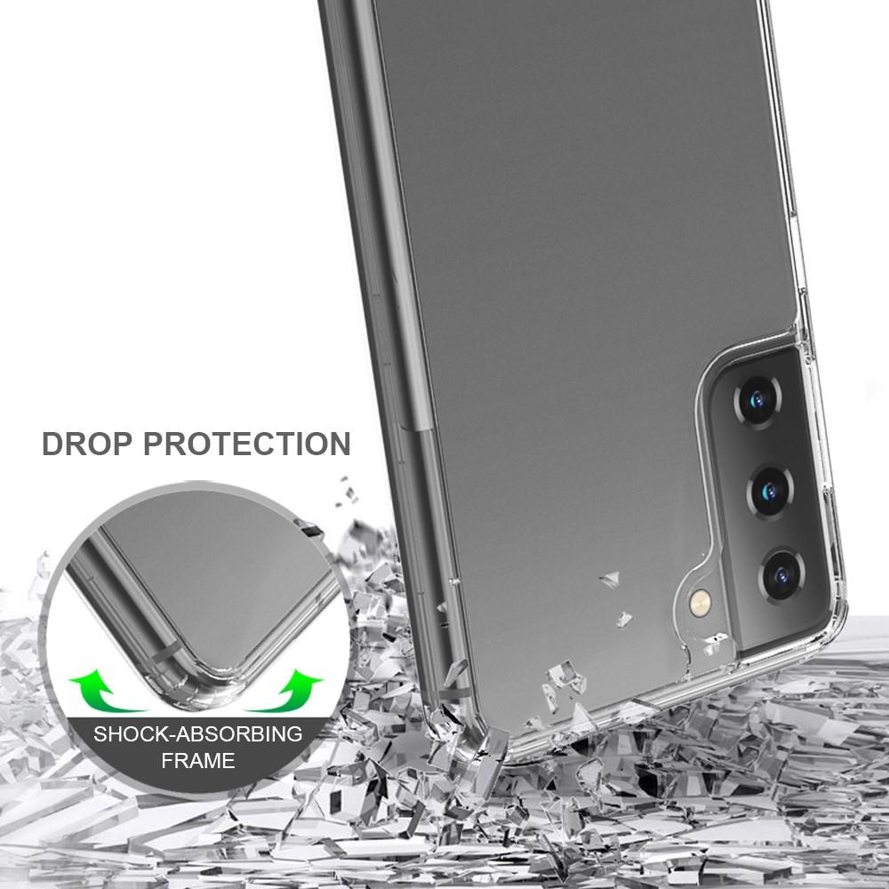 Coque hybride Crystal Hybrid pour Samsung Galaxy S21 Plus, transparent