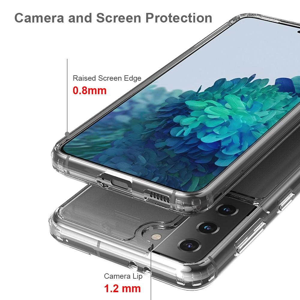 Coque hybride Crystal Hybrid pour Samsung Galaxy S21, transparent