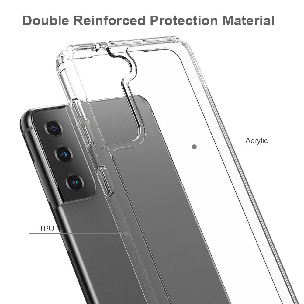 Coque hybride Crystal Hybrid pour Samsung Galaxy S21, transparent